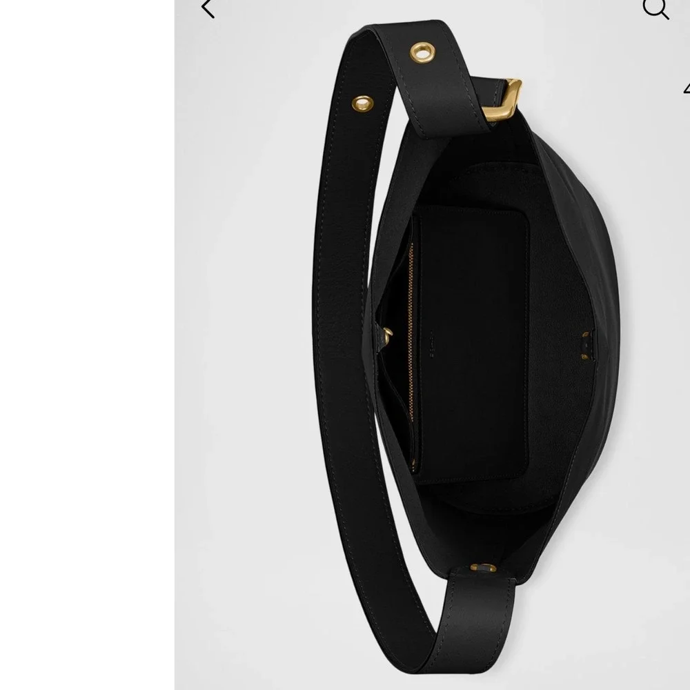 Coach Bleecker Grain Leather Black‎ bucket bag